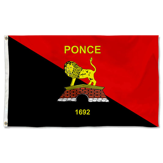 Fyon Bandera de Ponce, Puerto Rico Flag Banner