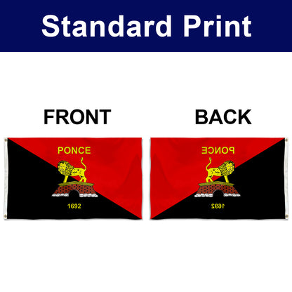 Fyon Bandera de Ponce, Puerto Rico Flag Banner