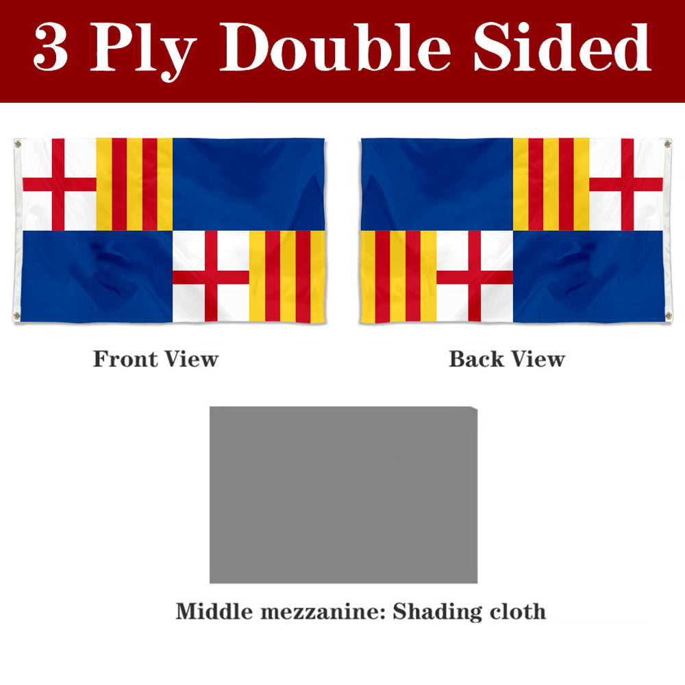 Fyon Barceloneta, Puerto Rico Flag Banner