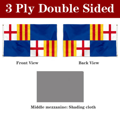 Fyon Barceloneta, Puerto Rico Flag Banner