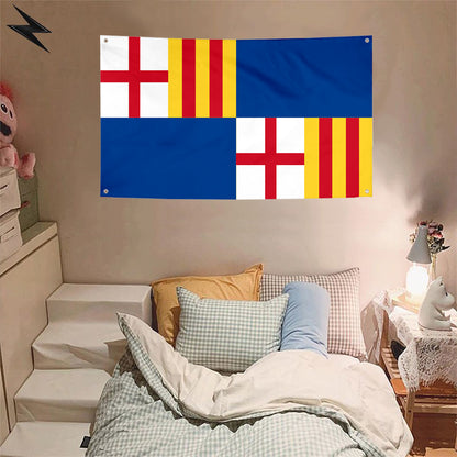 Fyon Barceloneta, Puerto Rico Flag Banner