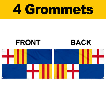 Fyon Barceloneta, Puerto Rico Flag Banner