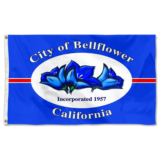Fyon Bellflower, California Flag Banner