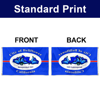 Fyon Bellflower, California Flag Banner