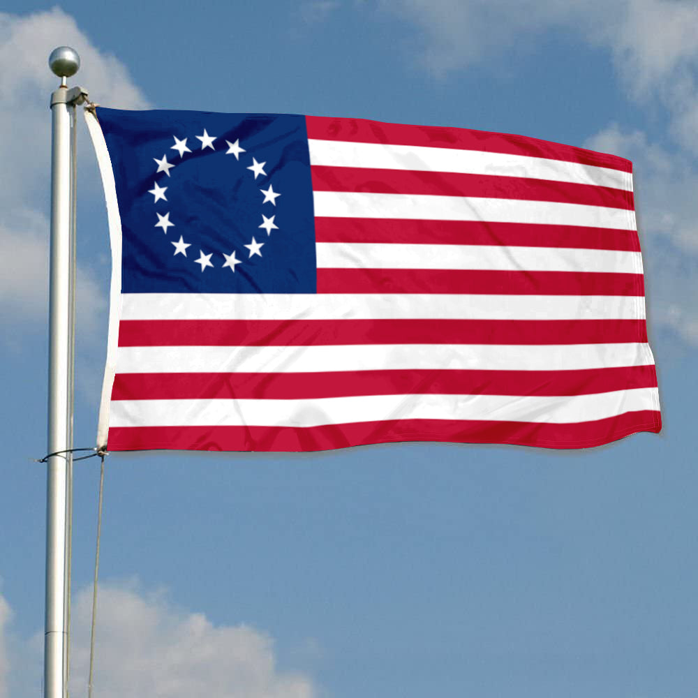 Fyon The Betsy Ross Circular 13-Star (1792) Flag Banner