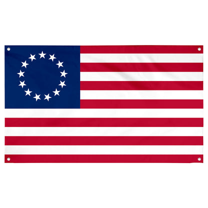 Fyon The Betsy Ross Circular 13-Star (1792) Flag Banner