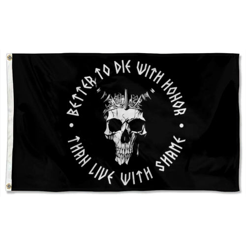 Fyon Double-sided Better to Die with Honor Flag Banner