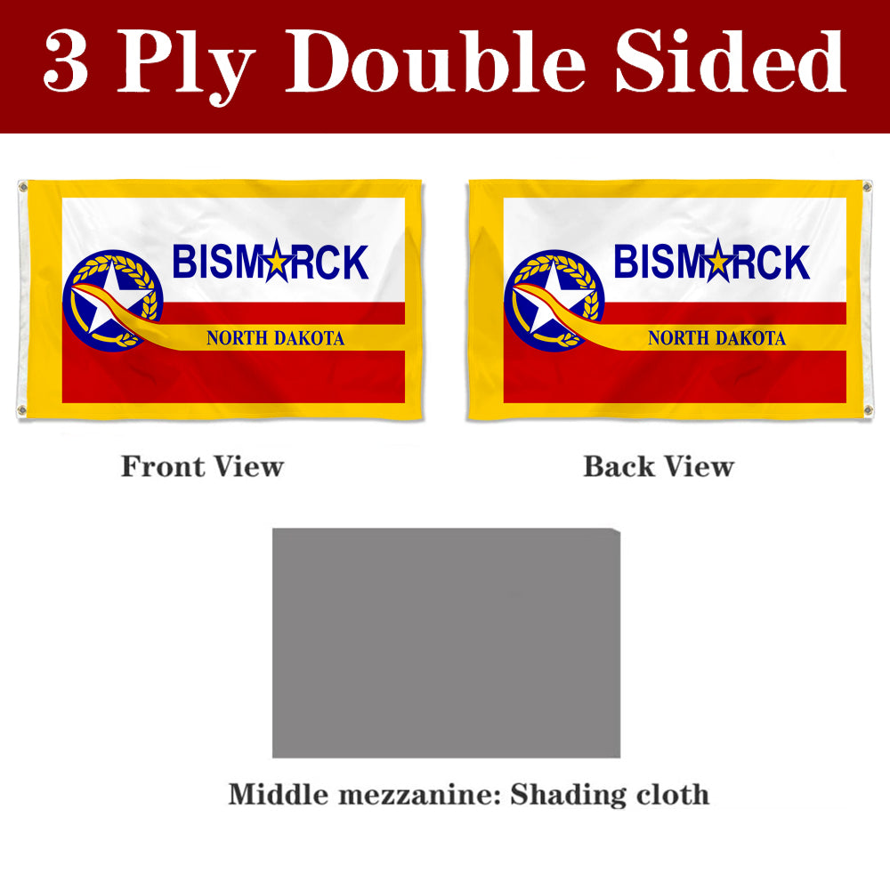 Fyon Bismarck, North Dakota Flag Banner