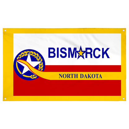 Fyon Bismarck, North Dakota Flag Banner