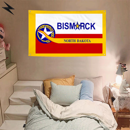 Fyon Bismarck, North Dakota Flag Banner