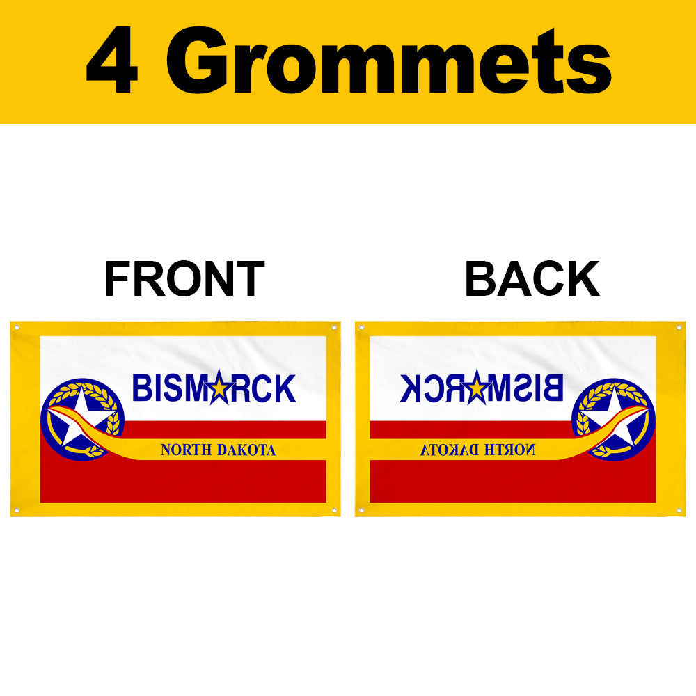 Fyon Bismarck, North Dakota Flag Banner
