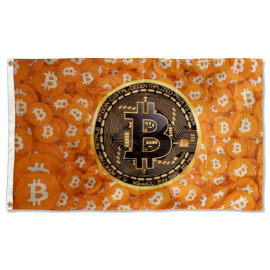 Fyon Double-sided Bitcoin Flag Banner