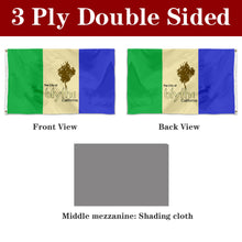 Fyon Double-sided Blythe, California Flag Banner