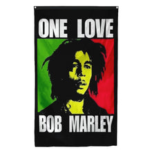 Fyon Bob Marley One Love Flag indoor and outdoor Banner