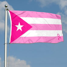 Fyon The Pink Boricua Cancer Flag Banner