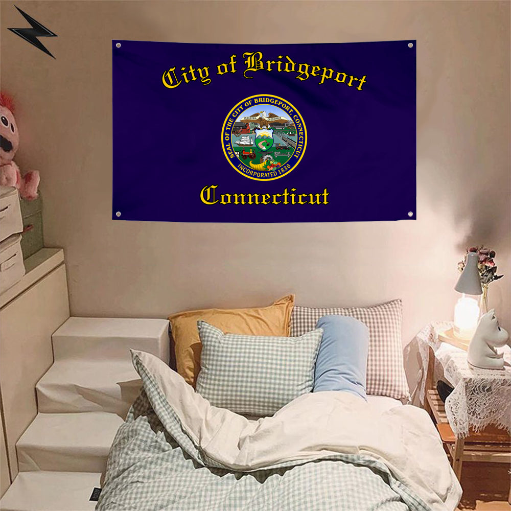 Fyon Bridgeport, Connecticut Flag Banner