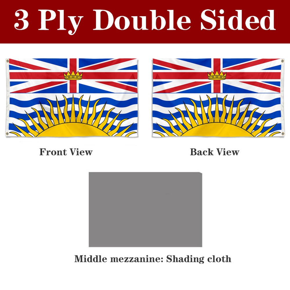 Fyon British Columbia Flag Bannner