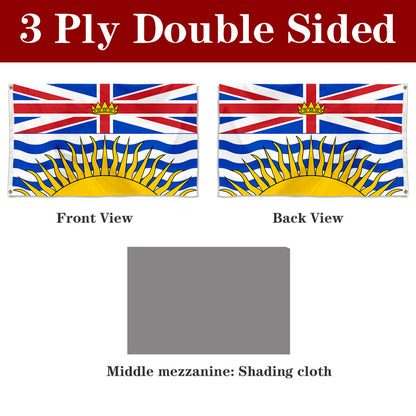 Fyon British Columbia Flag Bannner