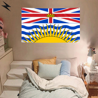 Fyon British Columbia Flag Bannner