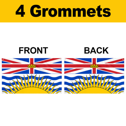 Fyon British Columbia Flag Bannner