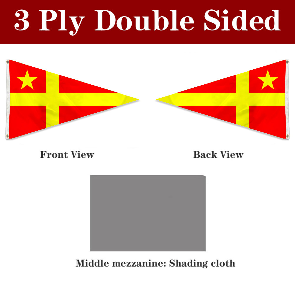 Fyon Burgee of Northern YC Flag Banner