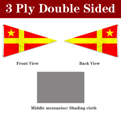 Fyon Burgee of Northern YC Flag Banner