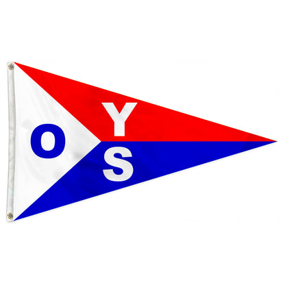 Fyon Burgee of Oakville Yacht Squadron Flag Banner