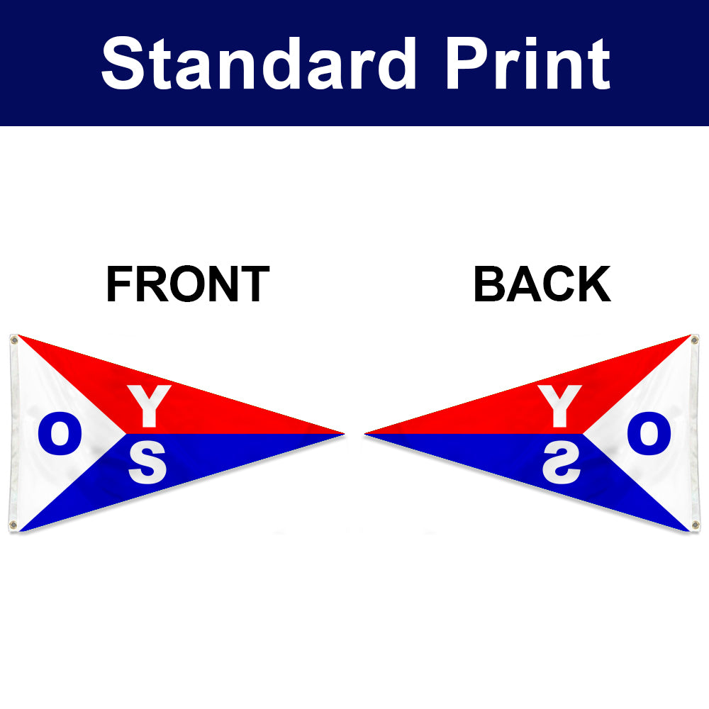 Fyon Burgee of Oakville Yacht Squadron Flag Banner