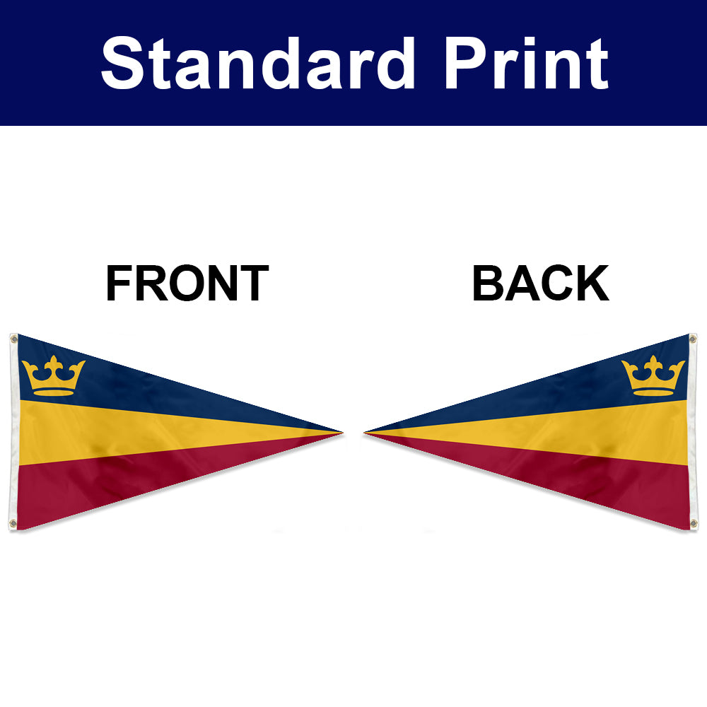 Fyon Burgee of Queen's University at Kingston Flag Banner