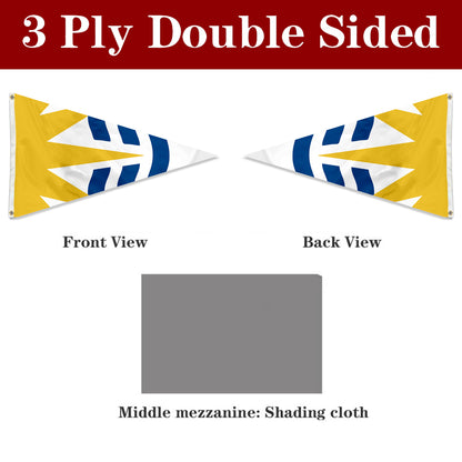 Fyon Burgee of University of British Columbia Flag Banner