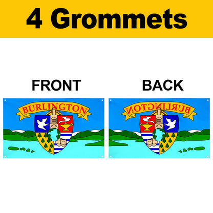 Fyon Burlington, Vermont (1990-2017) Flag Banner