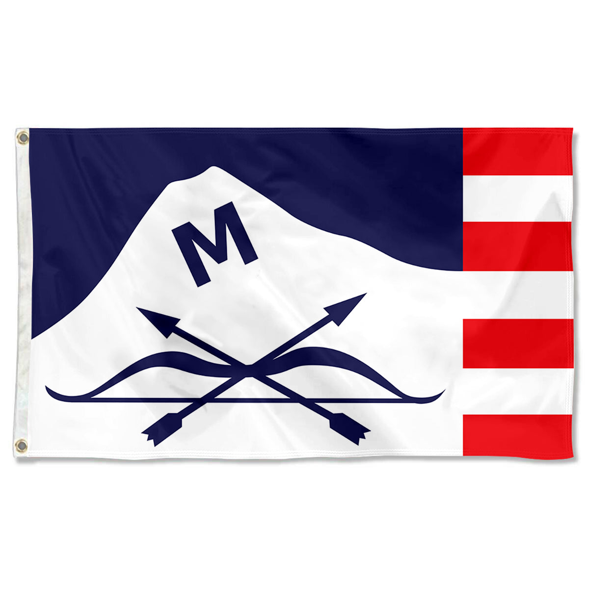 Fyon Butte, Montana Flag Banner