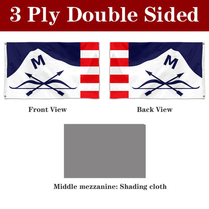 Fyon Butte, Montana Flag Banner