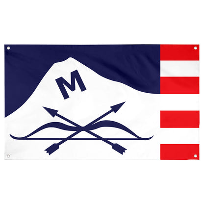 Fyon Butte, Montana Flag Banner