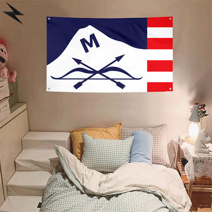 Fyon Butte, Montana Flag Banner