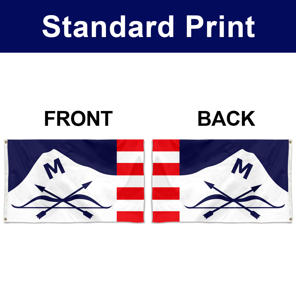 Fyon Butte, Montana Flag Banner