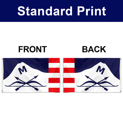 Fyon Butte, Montana Flag Banner