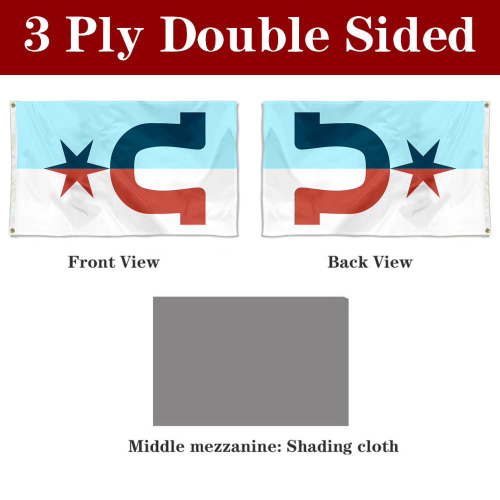 Fyon Caldwell, Kansas Flag Banner