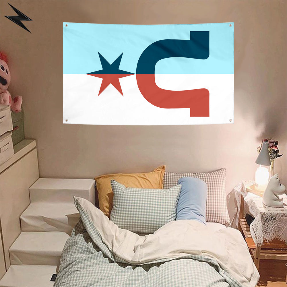 Fyon Caldwell, Kansas Flag Banner