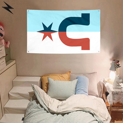 Fyon Caldwell, Kansas Flag Banner