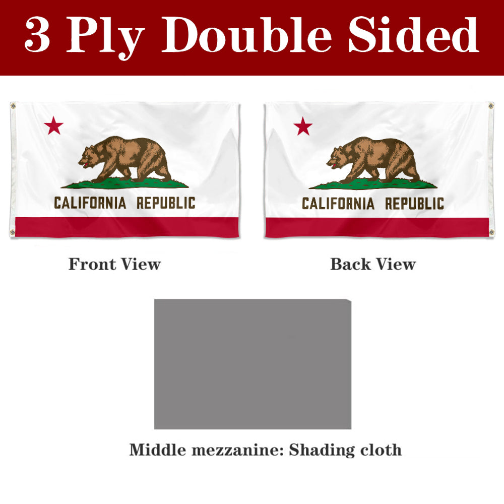 Fyon California Flag Banner
