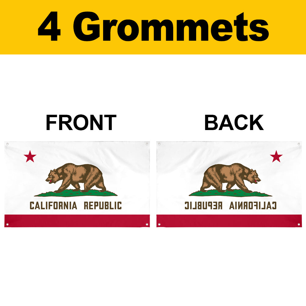 Fyon California Flag Banner