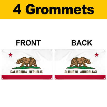 Fyon California Flag Banner