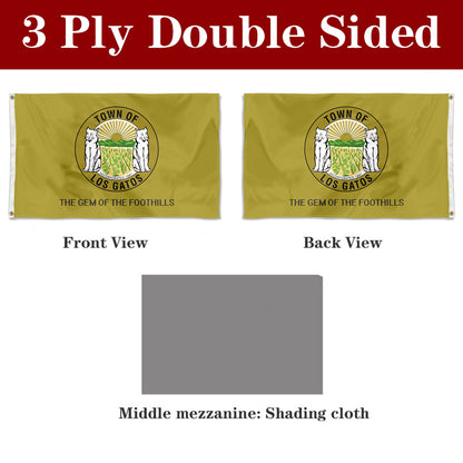 Fyon Los Gatos, California Flag Banner