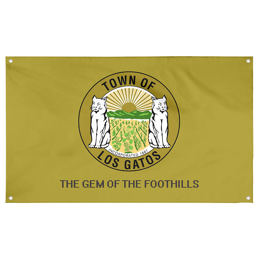 Fyon Los Gatos, California Flag Banner