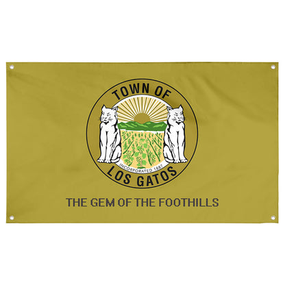 Fyon Los Gatos, California Flag Banner