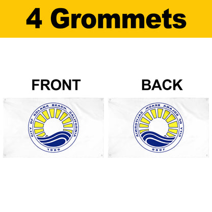 Fyon Solana Beach, California Flag Banner