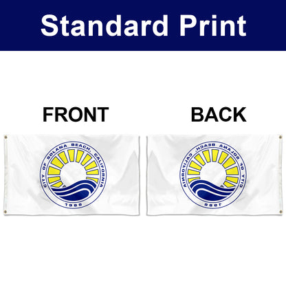 Fyon Solana Beach, California Flag Banner