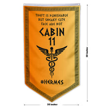 Camp Half Blood Cabins Pennant Flag Cabin 11 Hermes Banner