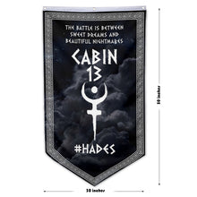 Camp Half Blood Cabins Pennant Flag Cabin 13 Hades Banner